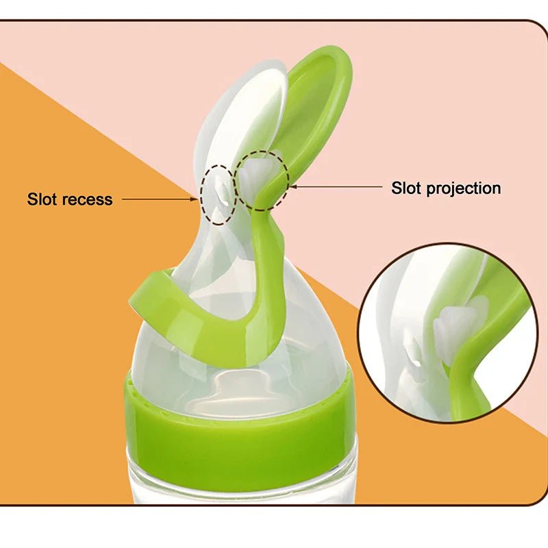 FeedingBottleSpoonBabyFoodDiversification™ - Lecocochoco